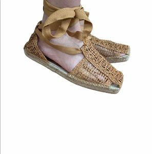 Zara Woven Gladiator Espadrilles